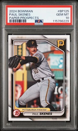 2024 Bowman #BP-125 - Paul Skenes - Prospects - PSA 10!