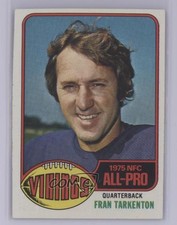 1976 Topps Fran Tarkenton #500 HOF 2f4