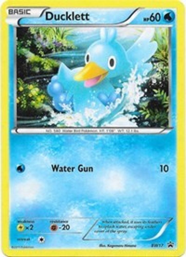 DUCKLETT BW17 HOLO P BLACK AND WHITE PROMO POKEMON LP