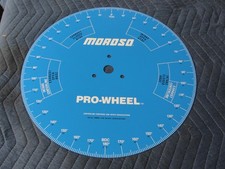 New Moroso Engine Camshaft Degree Wheel 62191 Pro Degree Wheel 18 Blue Steel. New Moroso Engine Camshaft Degree Wheel 62191 Pro Degree Wheel 18 Blue Steel.