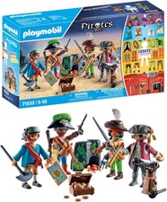 Image of Playmobil 71533 My Figures: Pirates, figures collection, fun imaginative... 