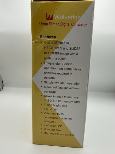 Wolverine 35mm Film To Digital Converter 20mp Fast Conversion - 第 3/9 張圖片