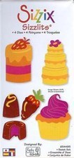 Sizzix SizzlIts SWEET SET 4 Dies RETIRED 654485