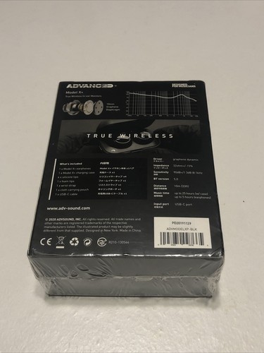 Auriculares internos Advanced Sound Group Model X verdaderos inalámbricos control táctil ¡PS NUEVOS!¡! - Imagen 2 de 2