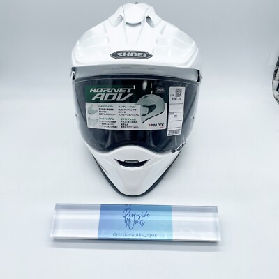 Shoei Hornet ADV White Motorcycle Helmet Size XL 61cm From Japan