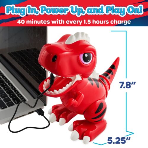 Power Your Fun Robo Pets T-Rex Dinosaurier - rot - Bild 6 von 7