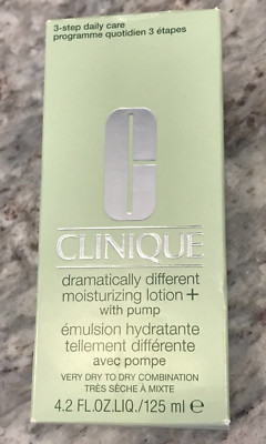 Clinique Dramatically Different 4.2 Oz Moisturizing Lotion with Pump NEW in Box