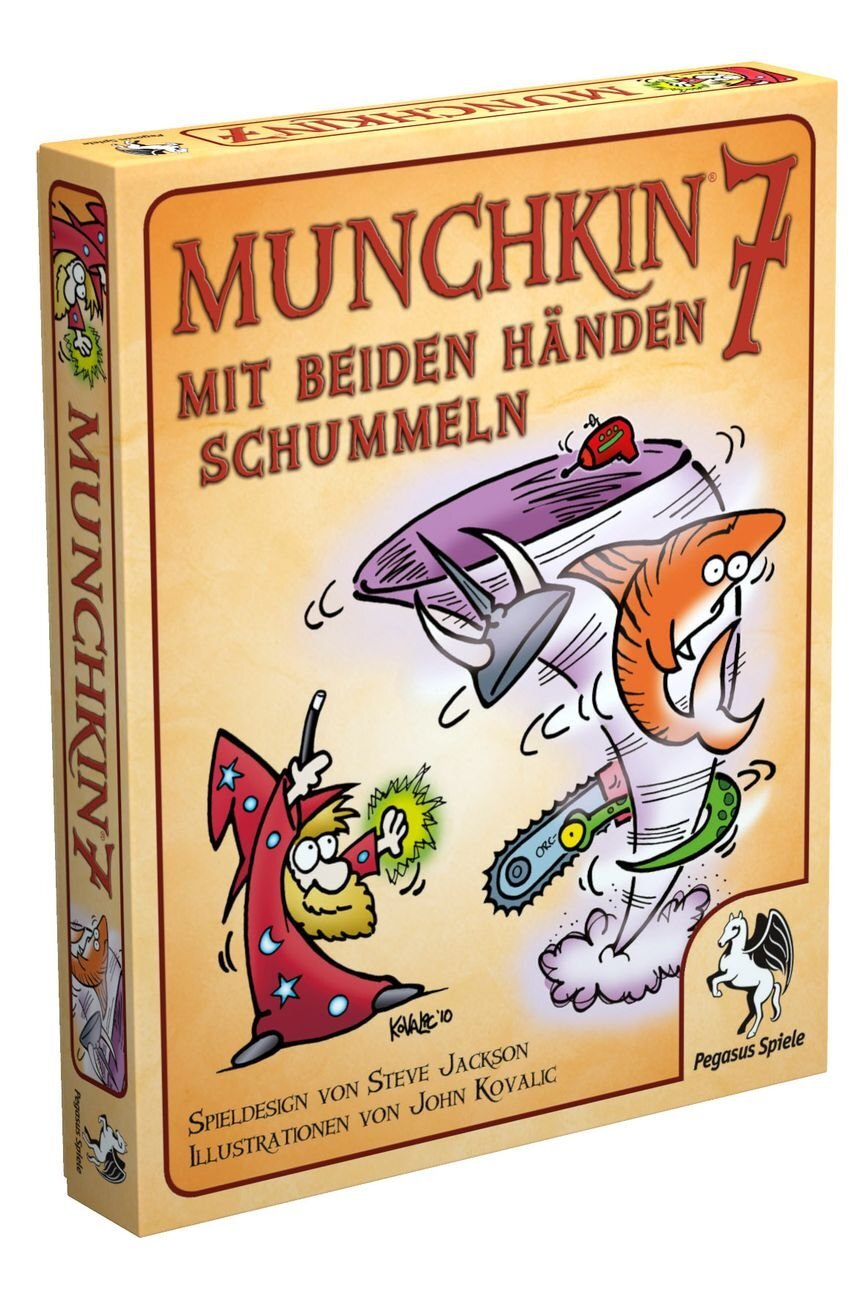 Pegasus Spiele 17217g - Munchkin 7, Mit Beiden Händen Schummeln -
