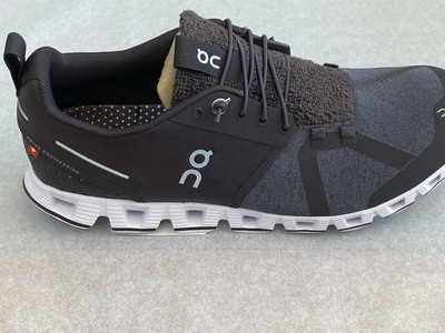 on cloud terry sneakers