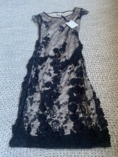 Reiss Dress Black Lace Size 6. New. RRP £195