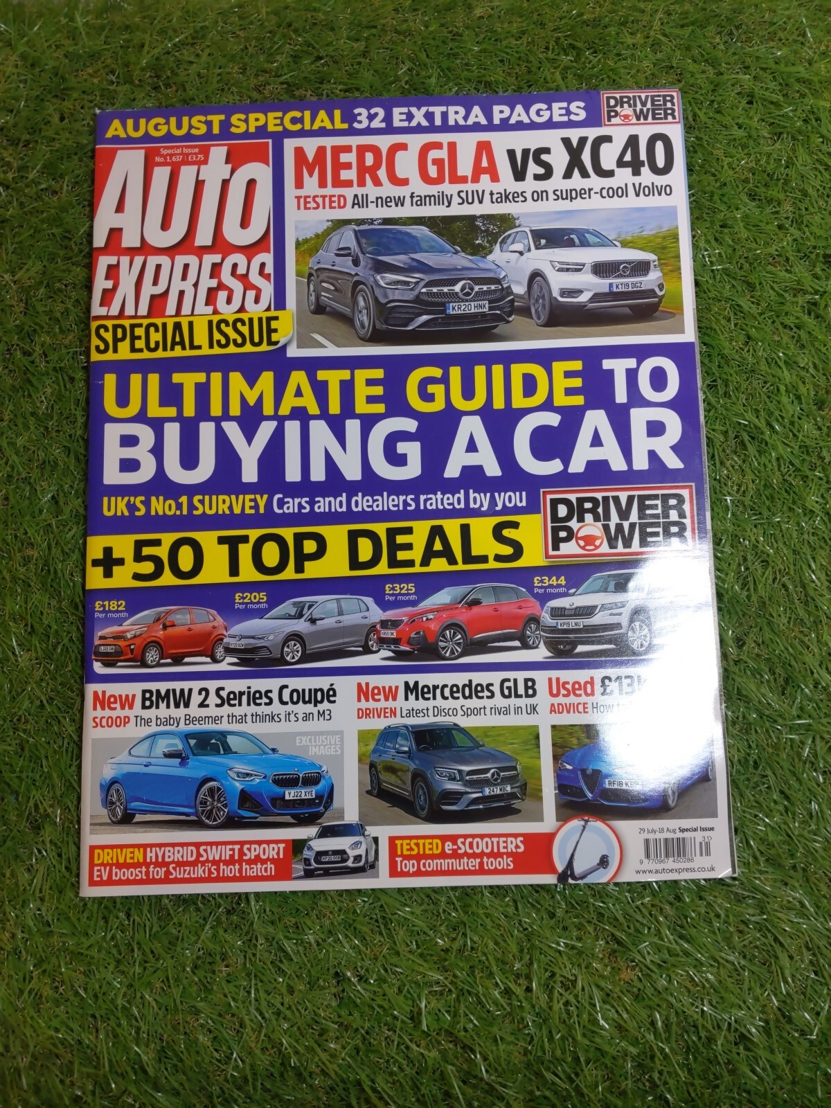 Auto Express Magazine 29 July - 18 Aug Issue 1,637 Car Infusiasts Collection