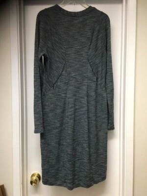 Lululemon &go Where To Dress Long Sleeve Heathered Dark Fuel Green  Reflective 8 | eBay