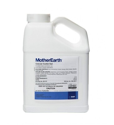 MotherEarth Granular Scatter Bait OMRI Listed For Indoor/Outdoor Use 4 lbs BASF