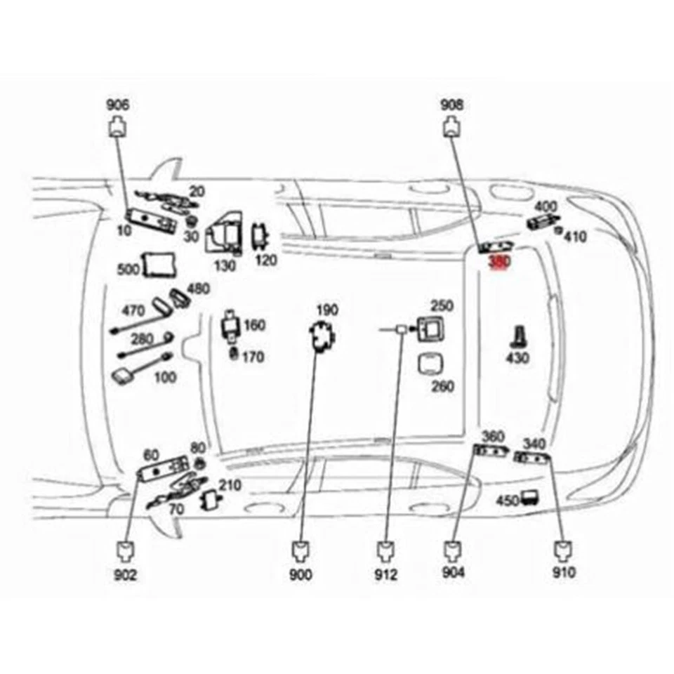 Sale Rear Right Radio Signal Antenna amplifier for Mercedes-Benz W463 G' 2004-18 Foto 4 de 4