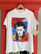 Culture Club Band Boy George Band Tour T Shirt Full Size S-5XL