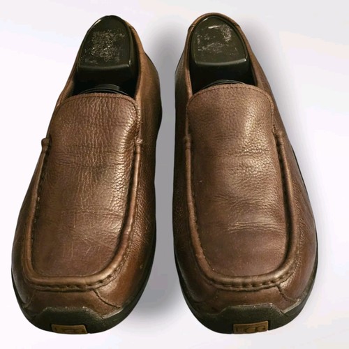 UGG Australia 5475 Loafers Clogs Shoes Womens Size 9 Brown Leather SB 7 - Picture 2 of 15
