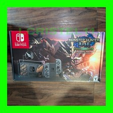 NEW - Nintendo Switch Monster Hunter Rise Deluxe Edition Console ✅ w/ Game Code