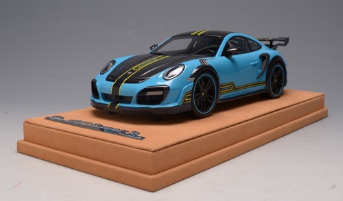 1/18 AB Models Porsche 911 GT Street R Techart in Blue on Suede Base - Picture 3 of 10