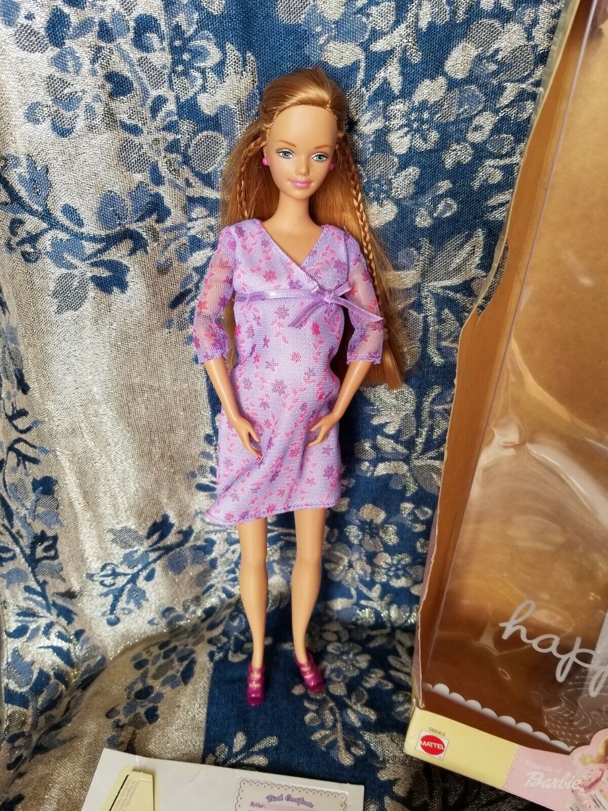 Vintage 2002 Barbie Happy Family Midge Baby (Pregnant Doll) NIOB Product  #56664