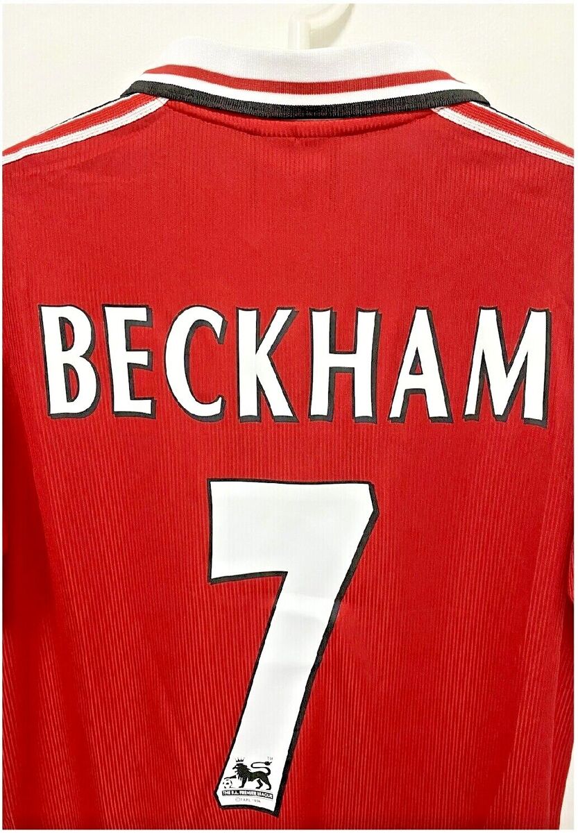 Retro Beckham #7 Manchester United 98/99 Home Short Sleeve Retro Beckham #7 Manchester United 98/99 Home Short Sleeve