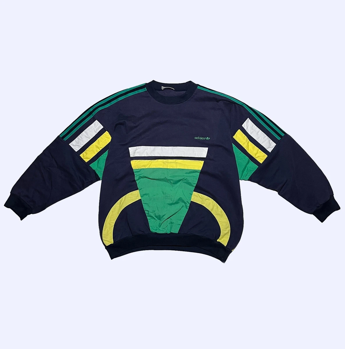 ADIDAS Vintage Boxy Fit Sweatshirt sz L eBay