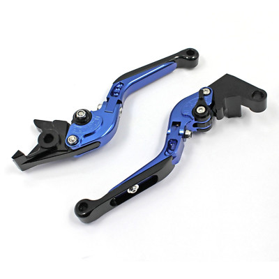 Long Brake & Clutch Levers – Fits Suzuki Hayabusa / GSXR1300 2008-2014, Silver, MadHornets