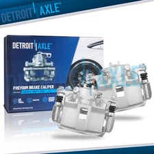 Front Driver Passenger Side Brake Calipers w/ Brackets for Honda Civic Acura RSX