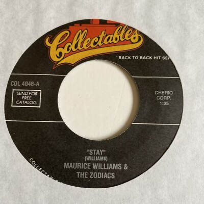 Maurice Williams Stay / Virtues Guitar Boogie Shuffle NEW reissue unplayed