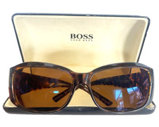 BOSS Tortoise Shell Sunglasses by Hugo Boss FRAME ONLY Case VTG 0028 60-15-120