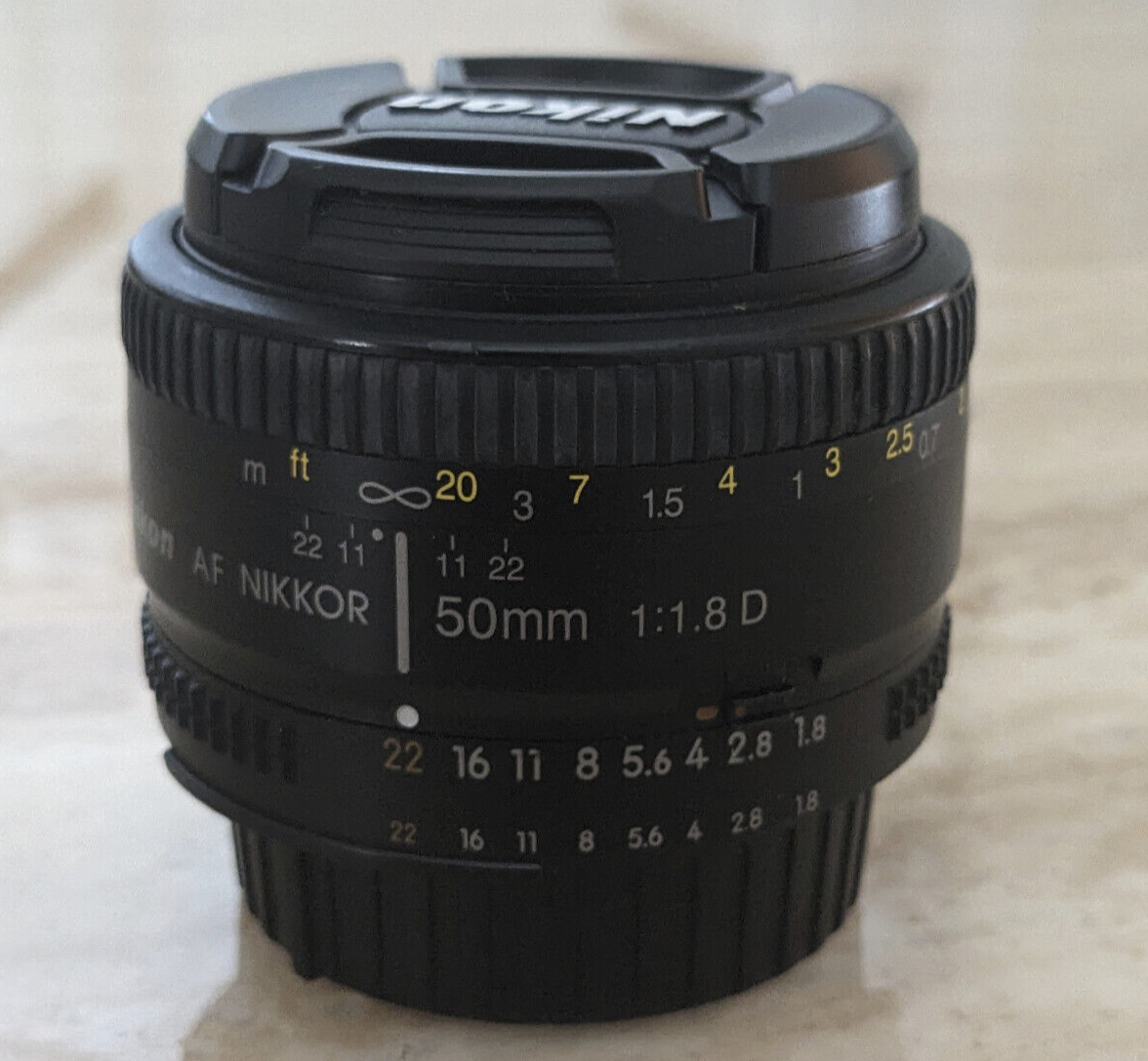 Nikon D7100 24.1MP with 50mm F/1.8D Nikkor lens, low shutter count
