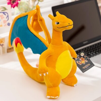 Pokemon Glurak Charizard Plüsch Figur Plüschtier Original Anime Manga NEU