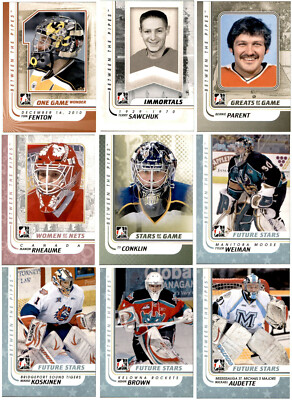 2010-11 In the Game BTP Between The Pipes cards #1-200 U-Pick From List