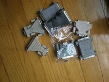 LOT OF 7 VARIOUS ADAPTORS DB25 DB 9 ADAPTER ALL WORKING FINE
