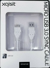 Cavo da USB a Micro USB 3.0 Sincronizzazione Dati per Samsung Galaxy Note 3 S5 S6 LG Xqisit
