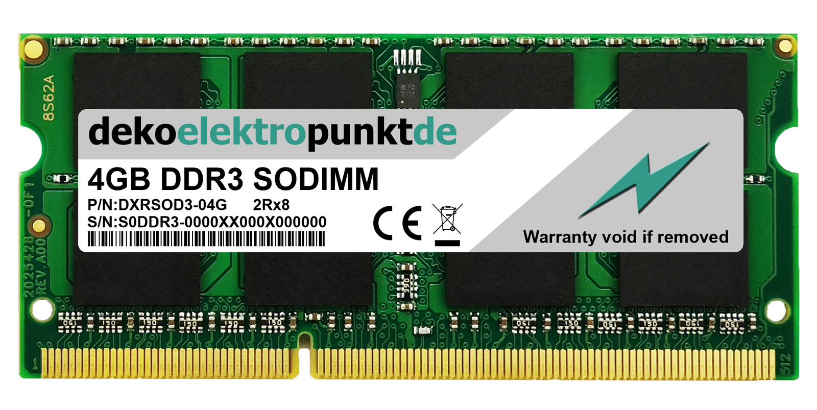 4GB Ram Speicher passend für Samsung NP-QX511 (DDR3-10600)
