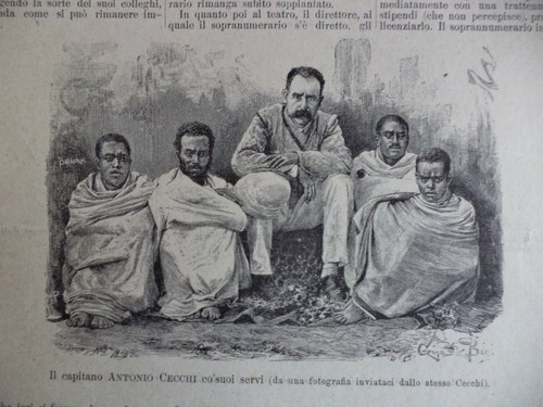 1896 SOMALIA STRAGE ANTONIO CECCHI ALEXANDER I OF SERBIA BALENE NEL GOLFO LIGURE - Picture 5 of 11
