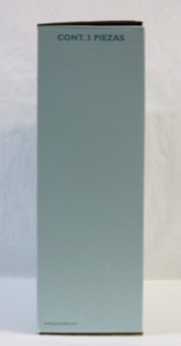 PartyLite TRÍO DE CRISTAL HELADO P9248 Trío de tallo Vidrio Votivo Soportes de luz verde azulada Nuevo en caja - Imagen 10 de 13