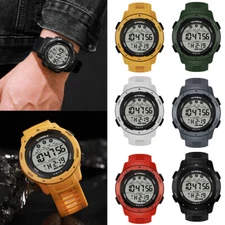 Men's Wristwatch Waterproof Digital Sports Watch Military Tactical LED Backlight