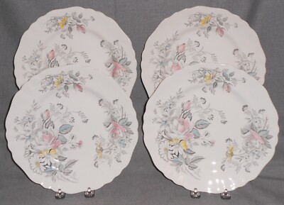 Set (4) J&G Meakin OLD WORLD CHARM PATTERN Dinner Plates Made in