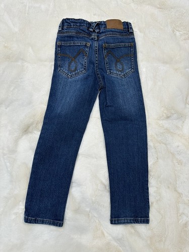 JACARDI PARIS authentic Kids Denim Blue Jeans 5Y Adjustable Waistband - Picture 3 of 4