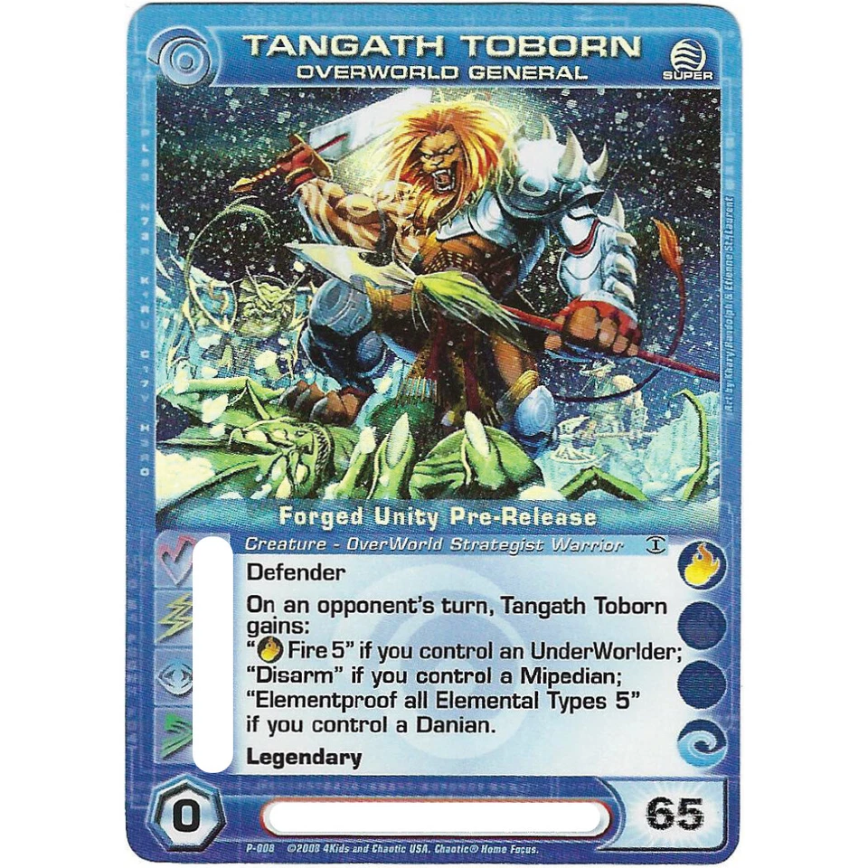 Chaotic TANGATH TOBORN OVERWORLD GENERAL Pre-Release Promo - Pick your energy - Image 3 of 3