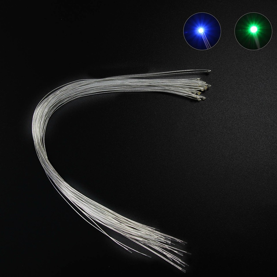 20pcs Pre-wired Micro PTFE Wire SMD LED 0603 Lights Different Colors ...