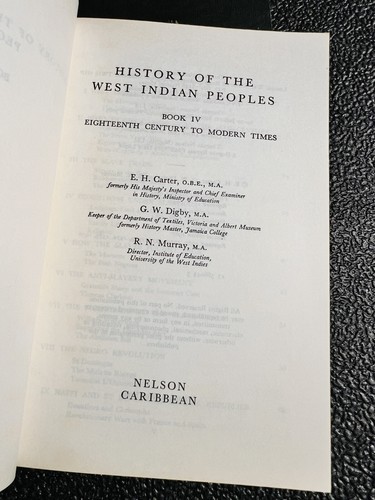 History of the west Indian peoples volumes 1- 4 by Carter, Digby, Murray 1976 - Picture 17 of 20
