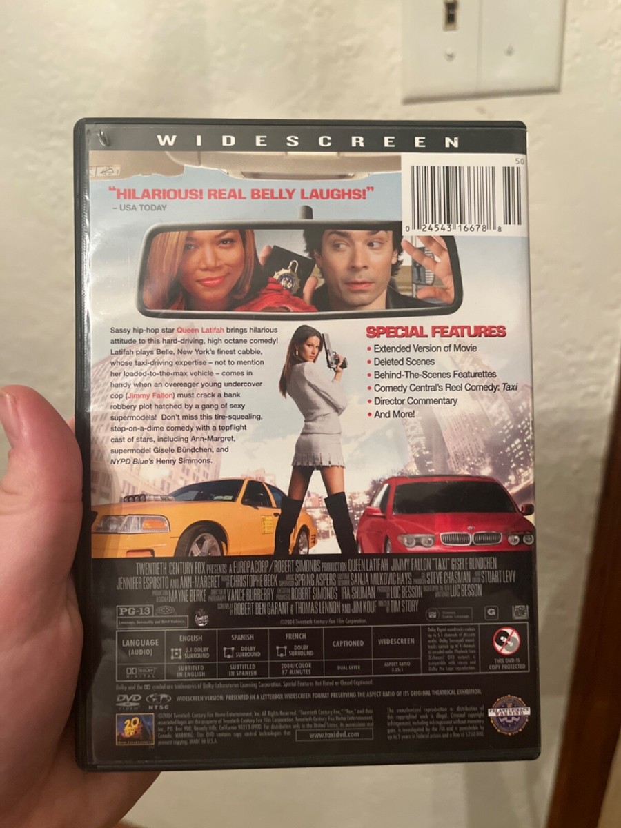 Taxi (2004) (DVD, 2004) Widescreen Queen Latifah & Jimmy Fallon