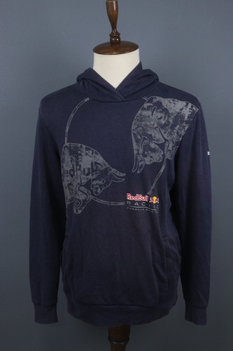 Puma Red Bull Racing Formula One Blue Long Sleeve Logo Sweatshirt Size L