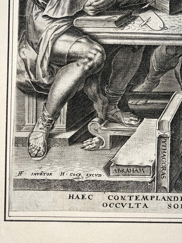 Arithmetica Engraving Cornelis Cort FRANS FLORIS Hieronymus Cock 1565 - Picture 3 of 3