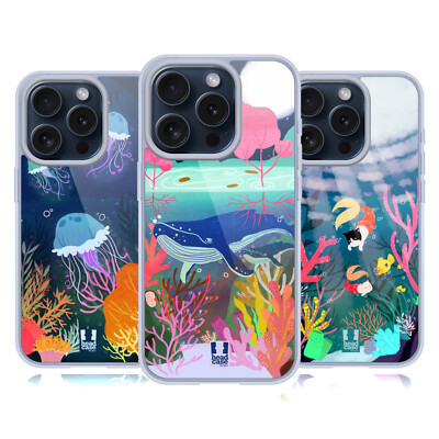 HEAD CASE UNTER WASSER ILLUSTRATIONEN GEL HANDYHÜLLE FÜR APPLE iPHONE HANDYS