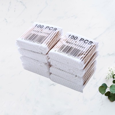 600 Pcs Stick Cosmetic Swab Para Cotton Buds Durable Swabs