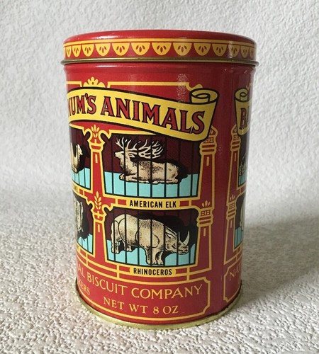 Vintage 1979 Nabisco Barnum's Animal Crackers Tin 1914 Replica National Biscuit - Picture 7 of 12