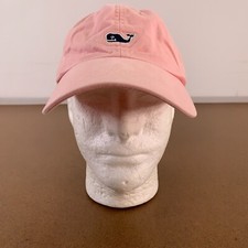 Vineyard Vines Pink Preppy Lightweight Casual Adjustable Strap Back Hat Cap